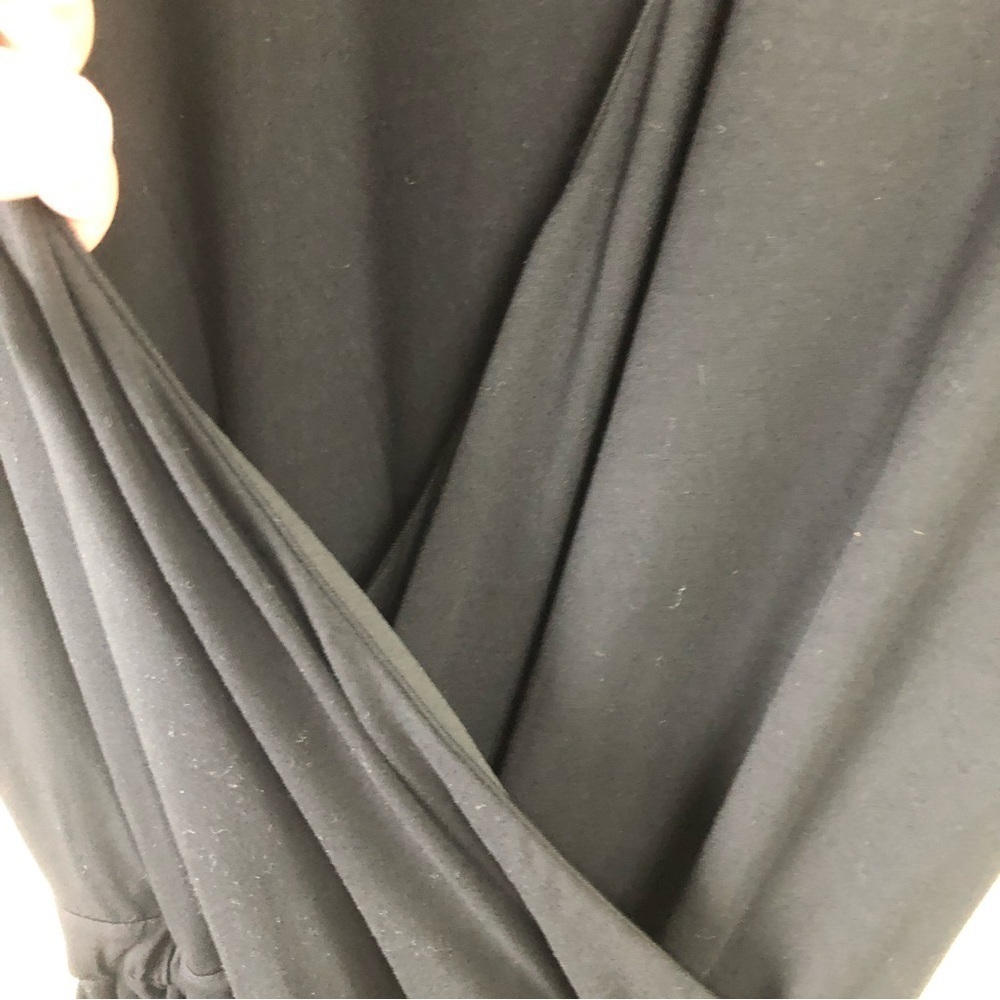 Boden Black Jersey Surplus Wrap Jumpsuit size: US 6R - Picture 7 of 13